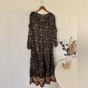 Natural Life long sleeved maxi dress